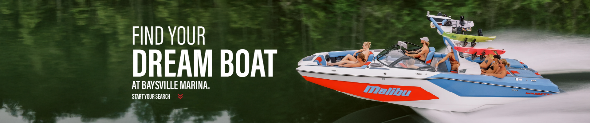 Malibu Boats For Sale at Baysville Marina